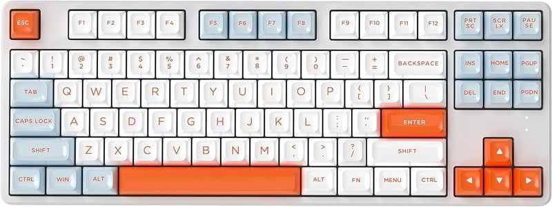 MAMBASNAKE PBT ASA billentyűsapka szett mechanikus billentyűzethez - 149 gombos, lazac színű