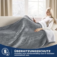 Bedsure Elektromos Takaró 180x200cm - 8 Fokozatú Gyorsmelegítő Pléd Időzítővel 3