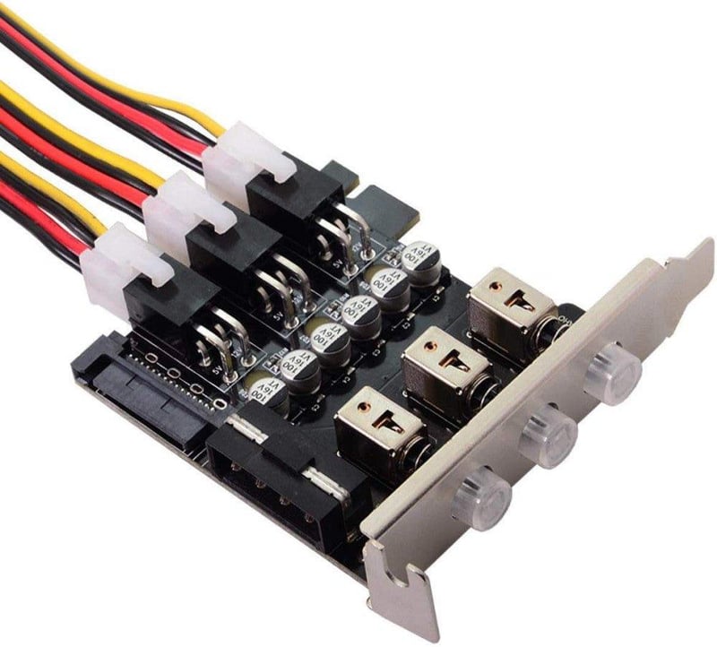 JSER 3 Portos HDD Kapcsoló Alacsony Profilú Tartóval - Felújított