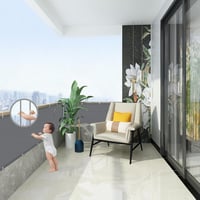 AXT SHADE Átlátszatlan Erkélytakaró HDPE Anyagból - UV Védelem, Erkélyborítás, Szélvédő Erkélyháló Kábelkötegelőkkel, 90x600 cm 4