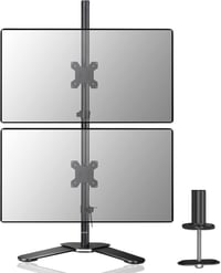 SUPTEK Dupla Monitorállvány 13-27" LED/LCD Képernyőkhöz, 80cm Magas, Állítható VESA 1
