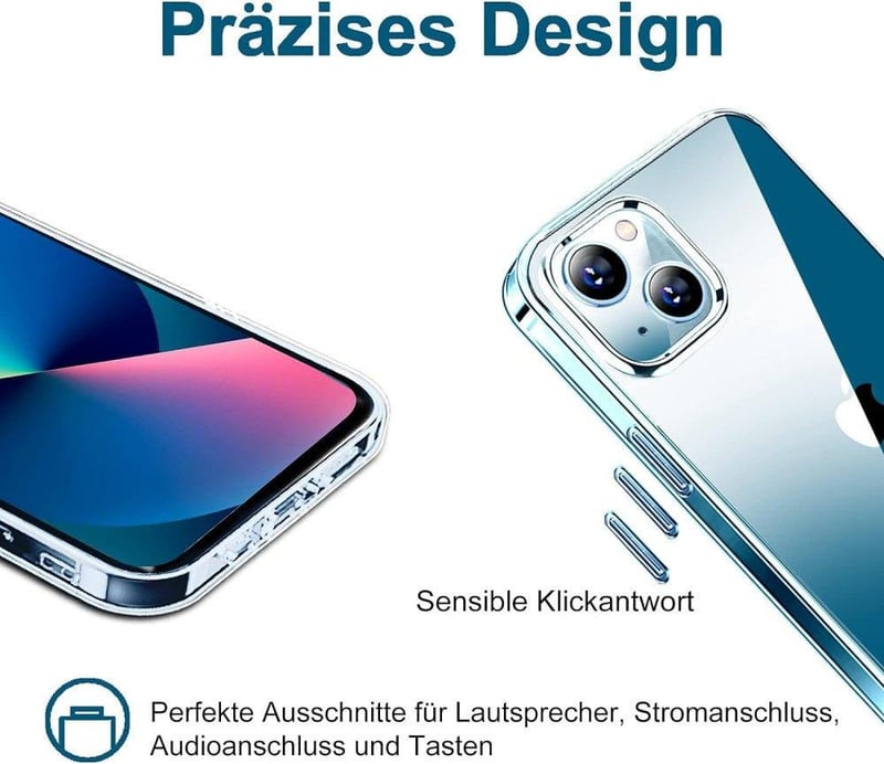 iPhone 13 Átlátszó Ütésálló Szilikon Védőtok