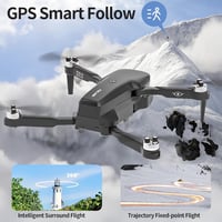 FAKJANK F417GPS 4K Drón GPS Navigációval - WiFi FPV Élő Videó, Automatikus Hazatérés, Követés Funkcióval, 90° Állítható Kamera, RGB LED Vilá 3