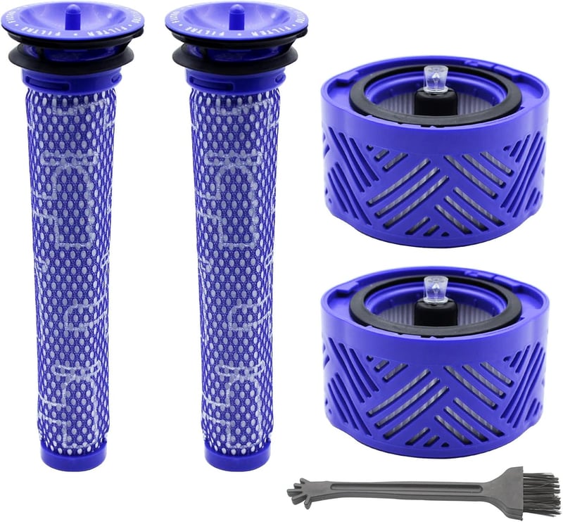 Dyson V6 kompatibilis porszívószűrő készlet - 2 elő- és 2 utószűrő