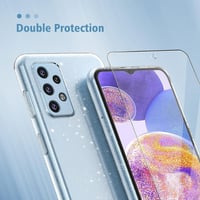 Samsung Galaxy A23 5G Csillogó Védőtok + 2db Üvegfólia Szett 6