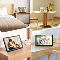 Yontwe 10" Digitális Képkeret 1280x800 Felbontással - Fotó/Videó/Zene Lejátszó, USB/SD Kártya, Távvezérlővel, Naptár és Ébresztő Funkcióval 9
