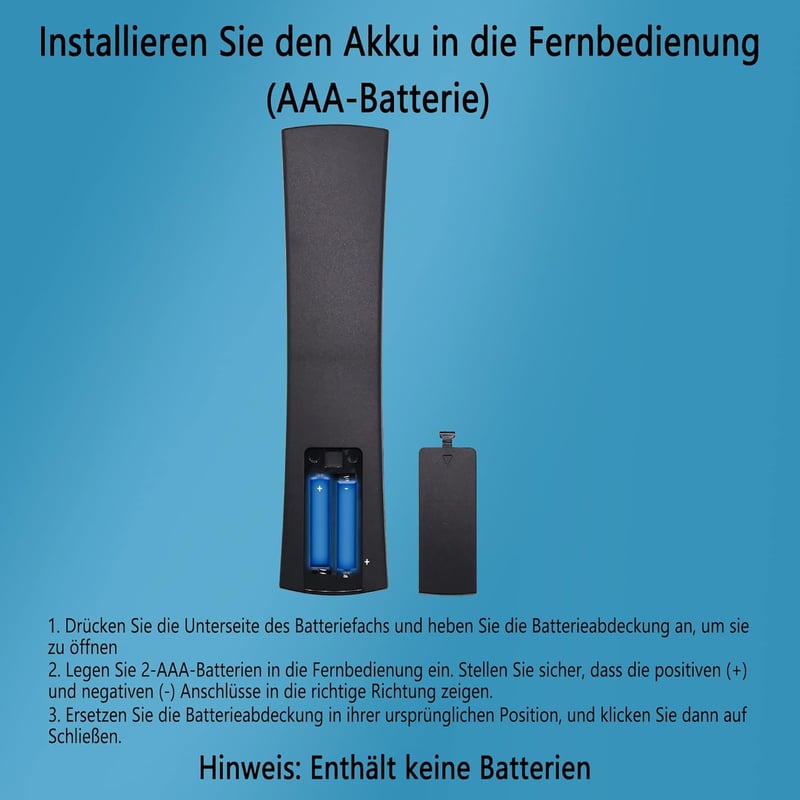 FOXRMT RC1822 Univerzális Távirányító Medion Ultra HD Smart TV-hez - Netflix és Prime Videó Gombokkal, 10m Hatótávolság, Előre Konfigurált, 