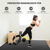 Puzzle rendszerű edzőszőnyeg szett - Fitnesz, jóga és tornagyakorlatok védőalátétje 7