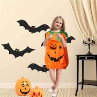 Tökös Halloween jelmez gyerekeknek kalappal és cukorkás zsákkal, 110-es méret 5