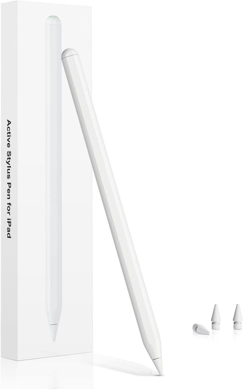 KEEPRO iPad ceruza 2. generáció - Mágneses töltésű, dőlés-érzékeny aktív toll iPad Pro, Air és Mini modellekhez