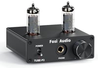 Fosi Audio P2 csöves fejhallgató-erősítő, alacsony zajszintű Hi-Fi előerősítő 1