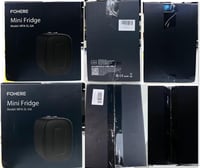 FOHERE Mini Hűtő 5L - Hordozható Hűtőszekrény 6 Dobozos Kapacitással, 12V/220V/USB Tápellátás, Csendes Működés Kozmetikumokhoz, Italokhoz, O 20