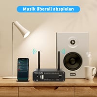 Fosi Audio T10 200W WiFi Bluetooth HiFi erősítő, távirányítóval 4