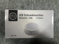 da LIGHT LED szekrénylámpa szett 2db RGBW távirányítóval, vezeték nélküli, dimmelhető - 1000mAh_2 7