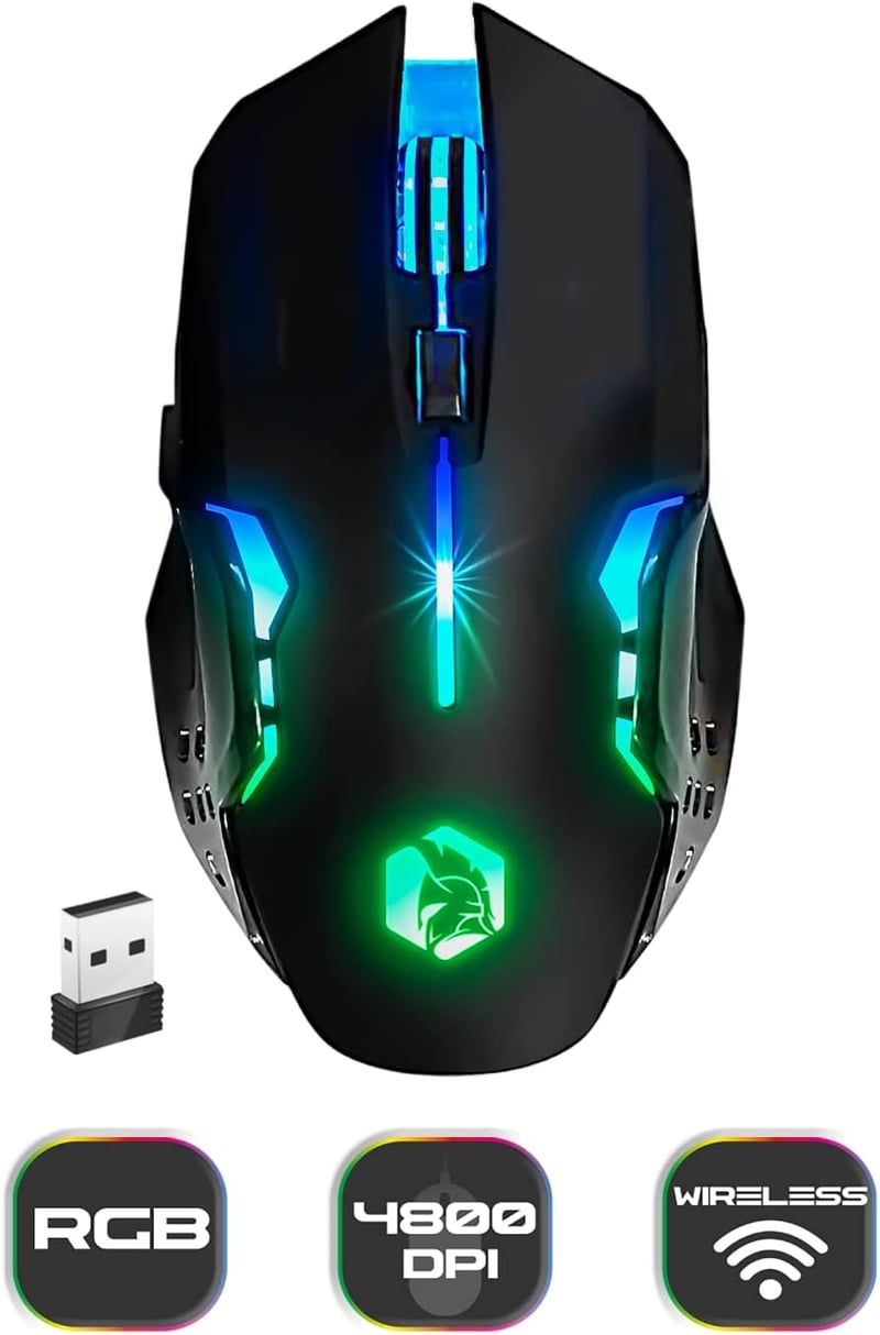 EMPIRE GAMING Armor RF800 Wireless Gamer Billentyűzet és Egér RGB 2.4GHz PC PS4 PS5 Xbox