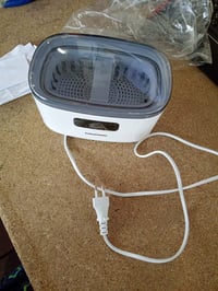 Ultrazvukový čistič Grundig UC 5620 50W 500 ml biely — chybný, nezapne sa — chybný, na súčiastky: nezapína sa (stav: pozri 2. obrázok) 2