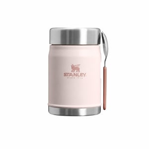 Stanley Classic Legendary termos posuda za hranu 400 ml u boji Rose Quartz sa žlicom, slomljeno — bez držača za žlicu (stanje: vidi 2. sliku)