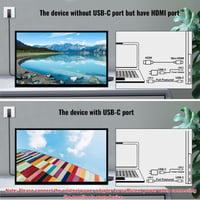 Prechen 18,5" Hordozható Érintőképernyős Monitor - 1080P FHD IPS, 99% sRGB, HDR, USB-C/HDMI, VESA, 180° Állítható, Laptop/PC/PS5/Xbox Kompat - black 5
