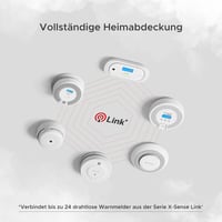 X-Sense füst- és szénmonoxid-érzékelő készlet, LCD kijelzővel, 10 éves elemmel, 3 db 7