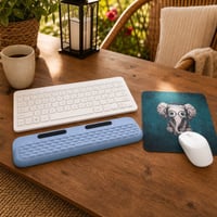 Ergonomski set za ured: bežična tipkovnica i miš + podloga + oslonac za zglobove 1