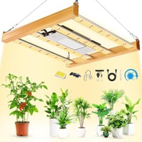 VAYALT SZ1200 LED Növénylámpa - Teljes Spektrumú UV-IR-Kék Fénnyel, Szabályozható, 1200W, 75000 Lumen, Beltéri Magokhoz, Palántákhoz, Zöldsé 1