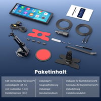 Krunia 9,26" Display Portabil Wireless CarPlay - Suport Apple CarPlay & Android Auto, Cameră de Marșarier, Actualizare OTA, Navigație GPS 9