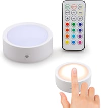 da LIGHT LED szekrénylámpa szett 2db RGBW távirányítóval, vezeték nélküli, dimmelhető - 1000mAh_2 3
