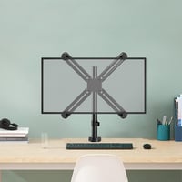 Suptek Univerzális VESA Adapter Monitortartóhoz - 13-27" Képernyőkhöz, 75x75/100x100mm, 8kg Teherbírás, Fekete Acél Keret 8