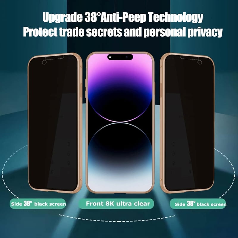 Apple iPhone 14 Arany Átlátszó Védőtok Üvegfóliával