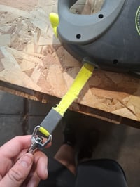 Samonavíjacie vodítko pre psov flexi Giant Professional L, 10 m páska, čierna/neónovo žltá, do 50 kg – Popruh je opotrebovaný (stav: pozri 2. obrázok) 3