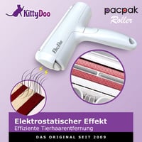 KittyDoo PAC PAK Szőreltávolító - Újrahasználható Szösztelenítő Henger Kutya, Macska Szőrre - Bútor, Szőnyeg, Ágy Tisztító Kefe 2