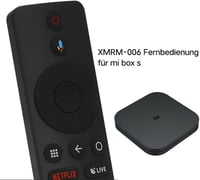FOXRMT Bluetooth Távirányító Xiaomi Box-hoz - Hangvezérléssel, Netflix Gombbal - Mi Box S/TV Stick/4S 4K Kompatibilis - Fekete 2