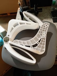 Scaun de Birou Ergonomic HOLLUDLE, cu Spătar Rabatabil, Tetieră 2D, Cotiere Rabatabile, Suport Lombar din Plasă, Alb 3