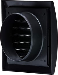 Vent Systems 100 mm Antracit Szellőzőrács - Szárítógéphez, Szellőzőnyílásokhoz és Kipufogócsőhöz - Kültéri Használatra Alkalmas Légkivezető  8