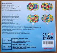 Lbsel Darts Célbadobó Játék Gyerekeknek - Beltéri/Kültéri Szórakozás 65cm 9