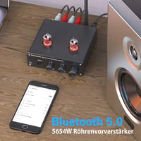 Fosi Audio Box X3 csöves MM lemezjátszó előerősítő Bluetooth 5.0 Hi-Fi rendszerekhez 5