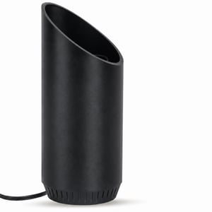 HUAEU LED podna lampa 6W GU10 usmjerena prema gore, unutarnja, crna, topla bijela 3000K, 500 lm — žarulja nedostaje (stanje: vidi 2. sliku)