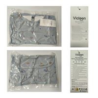 Vicloon Kék Vízálló Hosszú Ujjú Előke Zsebbel, 6-12 Hónapos Babáknak 8