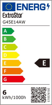 LED Filament E14 G45 Izzó - 6W Vintage Meleg Fehér 3000K 750lm - Halogén 60W Helyettesítő - Nem Szabályozható - 6 db Csomag 8
