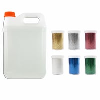Set Adeziv Transparent Cléopâtre 2 kg + 6 Borcănașe cu Sclipici + 5 Cutii de Depozitare — cutii de depozitare lipsă (stare: vezi poza 2) 1