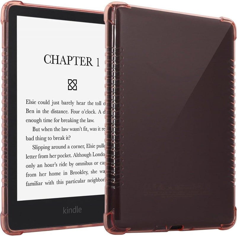 Kindle Paperwhite 11 Átlátszó Rózsaszín Védőtok - 2021 & Signature