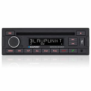 Autoradio Blaupunkt Barcelona 200 DAB BT 1-DIN, DAB+, Bluetooth, CD, hands-free, USB, intrare Aux — fără cablu de alimentare (stare: vezi a 2-a imagine)
