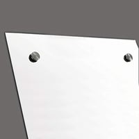 Dripex Keret Nélküli Fürdőszobai Tükör 120x45 cm - Polírozott Szélű Fali Tükör Előfúrt Lyukakkal Hálószobába, Nappaliba 10