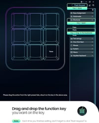 VAYDEER Makró Billentyűzet - Programozható Mini Mechanikus Gamer Keyboard 9 Egyedi Gombbal, 6 Funkcióréteggel, Windows és MacOS Kompatibilit 4