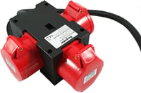 Ipari CEE adapter 16A 400V 5-pólusú IP44 - erősáramú elosztó építkezéshez 2