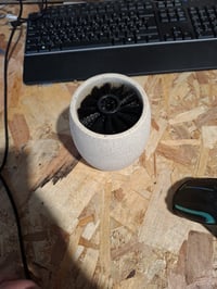 Perie de toaletă Wenko Goa bej, 36,5 cm, accesoriu de baie modern — 38,5 x 11,8 x 11,8 cm — mânerul periei de toaletă lipsește (stare: vezi a 2-a fotografie) 2