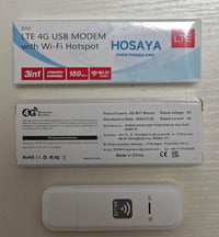 HOSAYA 4G USB WiFi Router SIM Kártya Foglalattal - Hordozható Hotspot Modem, Nagy Sebességű Mobil Internet, Utazáshoz Ideális Mini Modem 2