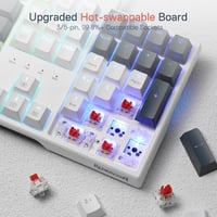 Redragon K668 RGB Mechanikus Gamer Billentyűzet 104 Gomb Piros Switch 5