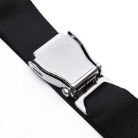 Univerzális repülőgép biztonsági öv hosszabbító, 25-76 cm, fekete - UYUYong 4