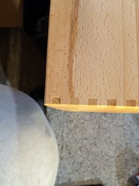 Ladă de depozitare multifuncțională din lemn Zeller Present, fag lăcuit, 60x40x21 cm, colț crăpat, produs cosmetic — colț de lemn crăpat (stare: vezi a 2-a imagine) 2